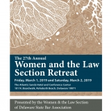 27th Annual Women and the Law Section Retreat Brochure