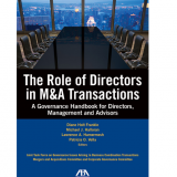 The Role of Directors in M&A Transactions Book Cover